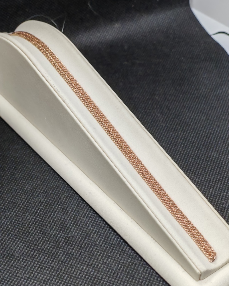 ЦЕПЬ ПУСТОТЕЛАЯ Ромб двойной (Au 585)