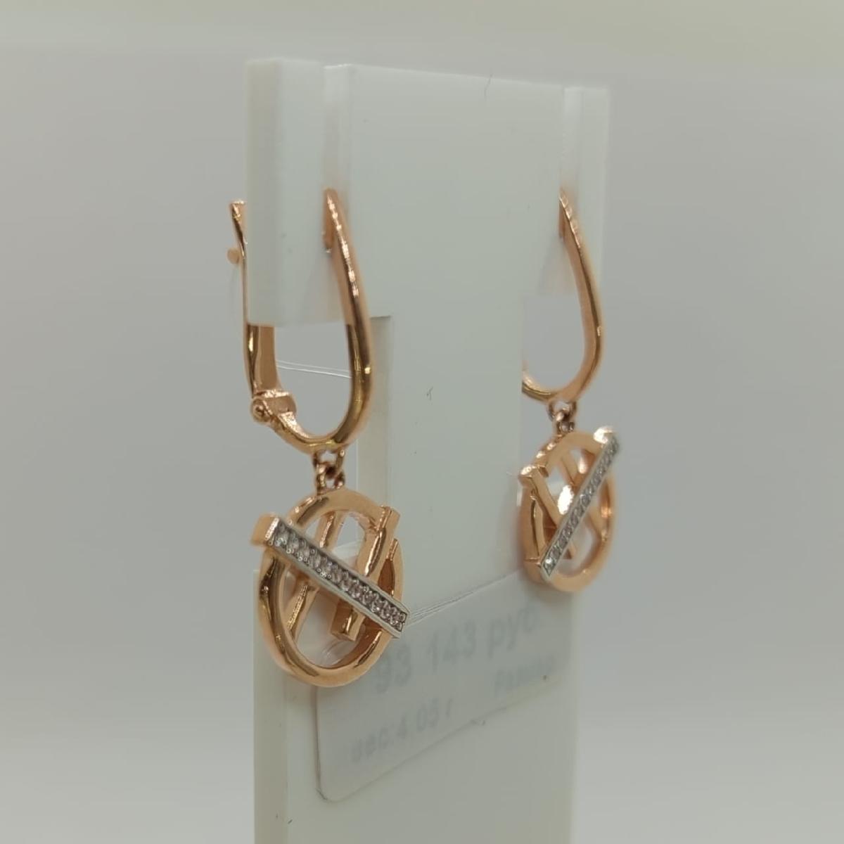 СЕРЬГИ С КАМНЯМИ (Au 585)