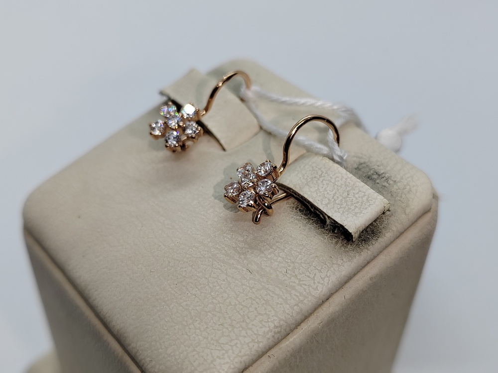 СКМИ585 СЕРЬГИ С КАМНЯМИ (Au 585) СКМИ585 СЕРЬГИ С КАМНЯМИ (Au 585)