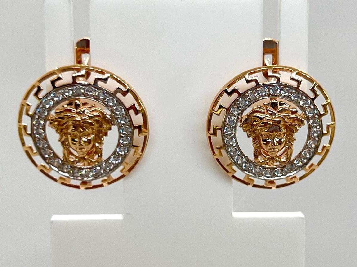 СЕРЬГИ С КАМНЯМИ (Au 585)