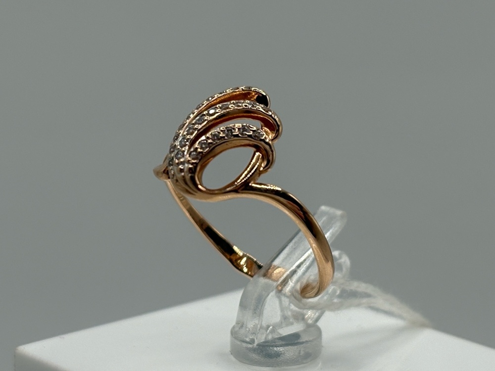 КОЛКМИ585 КОЛЬЦО С КАМНЯМИ (Au 585)