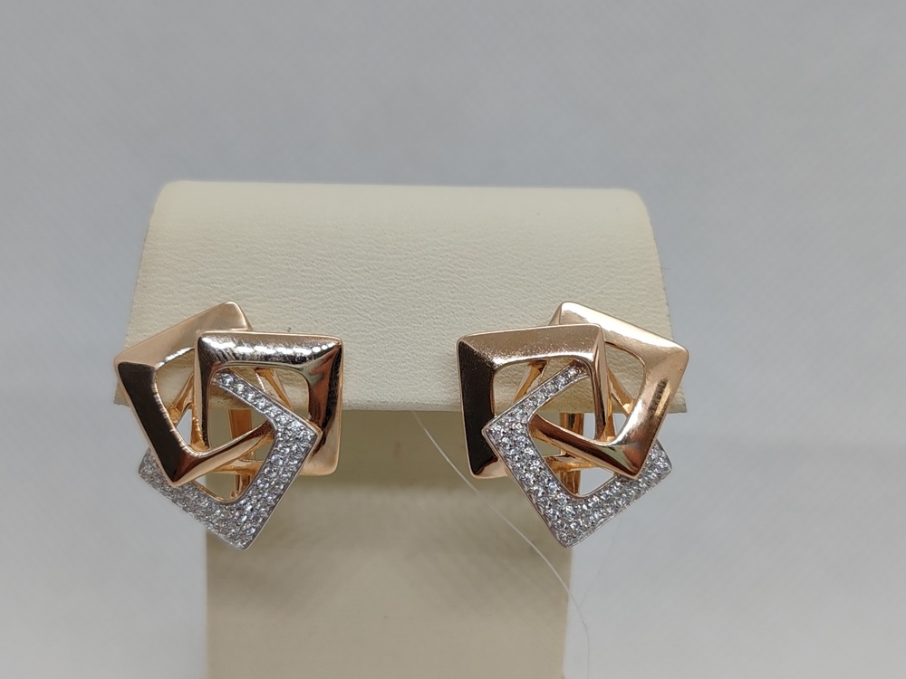 СЕРЬГИ С КАМНЯМИ (Au 585)