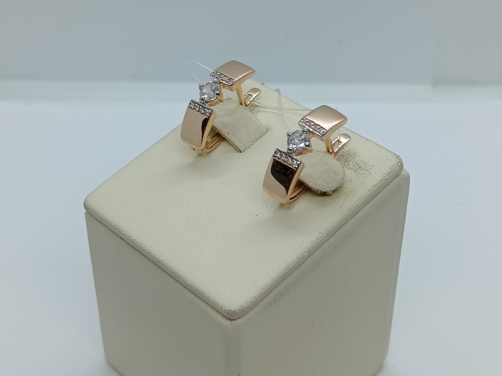 СЕРЬГИ С КАМНЯМИ (Au 585)