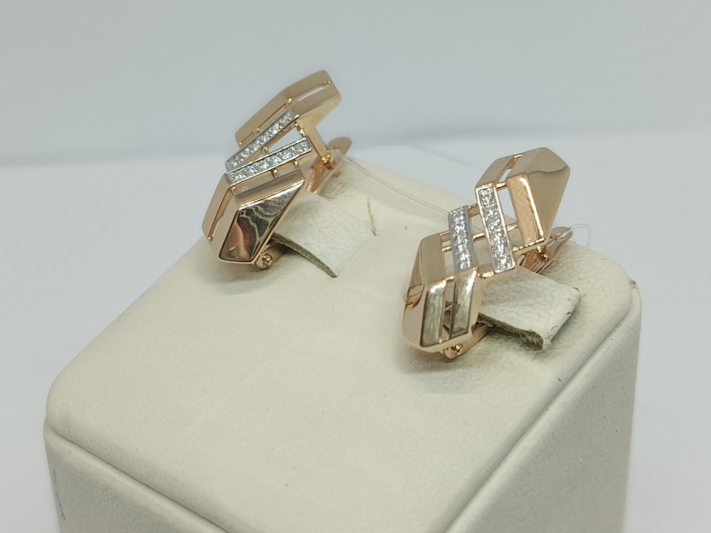 СЕРЬГИ С КАМНЯМИ (Au 585)