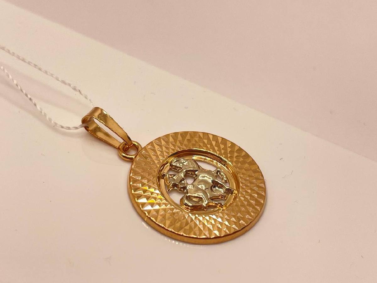 КрСПАстр ПОДВЕСКА ЗНАК ЗОДИАКА СТРЕЛЕЦ (Au 585)