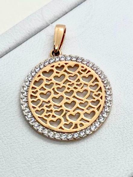 ПОДВЕСКА С КАМНЯМИ (Au 585)