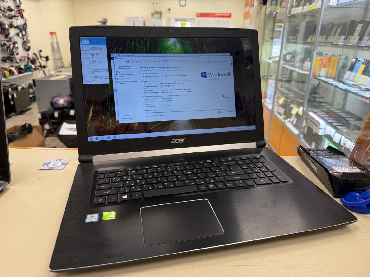 Ноутбук Acer N17C3; Core i3-6006U, GeForce 940MX, 12 Гб, 128 Гб, 1 Tb