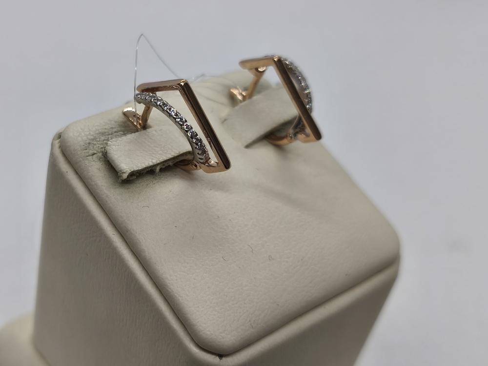 СЕРЬГИ С КАМНЯМИ (Au 585)