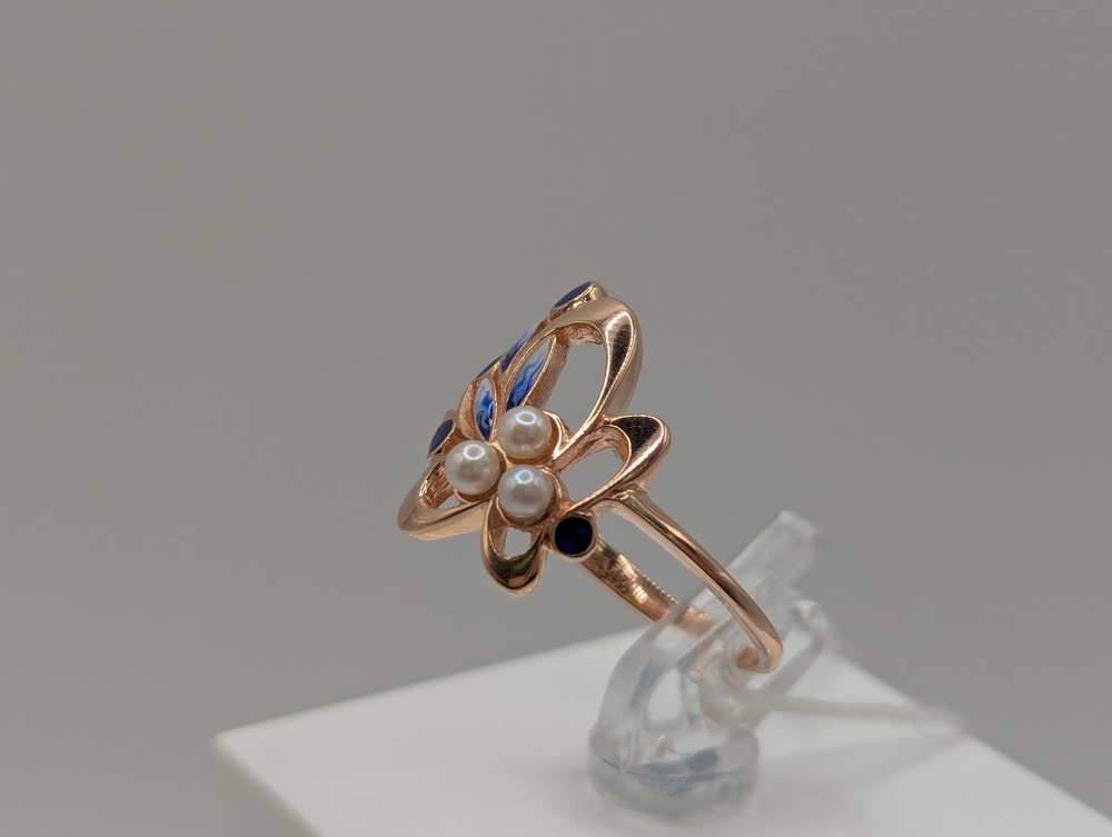 КОЛКМИ585 КОЛЬЦО С КАМНЯМИ (Au 585)