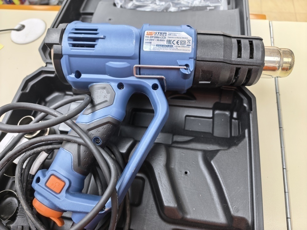 Строительный фен Dexter HG-DP 2000-LCD