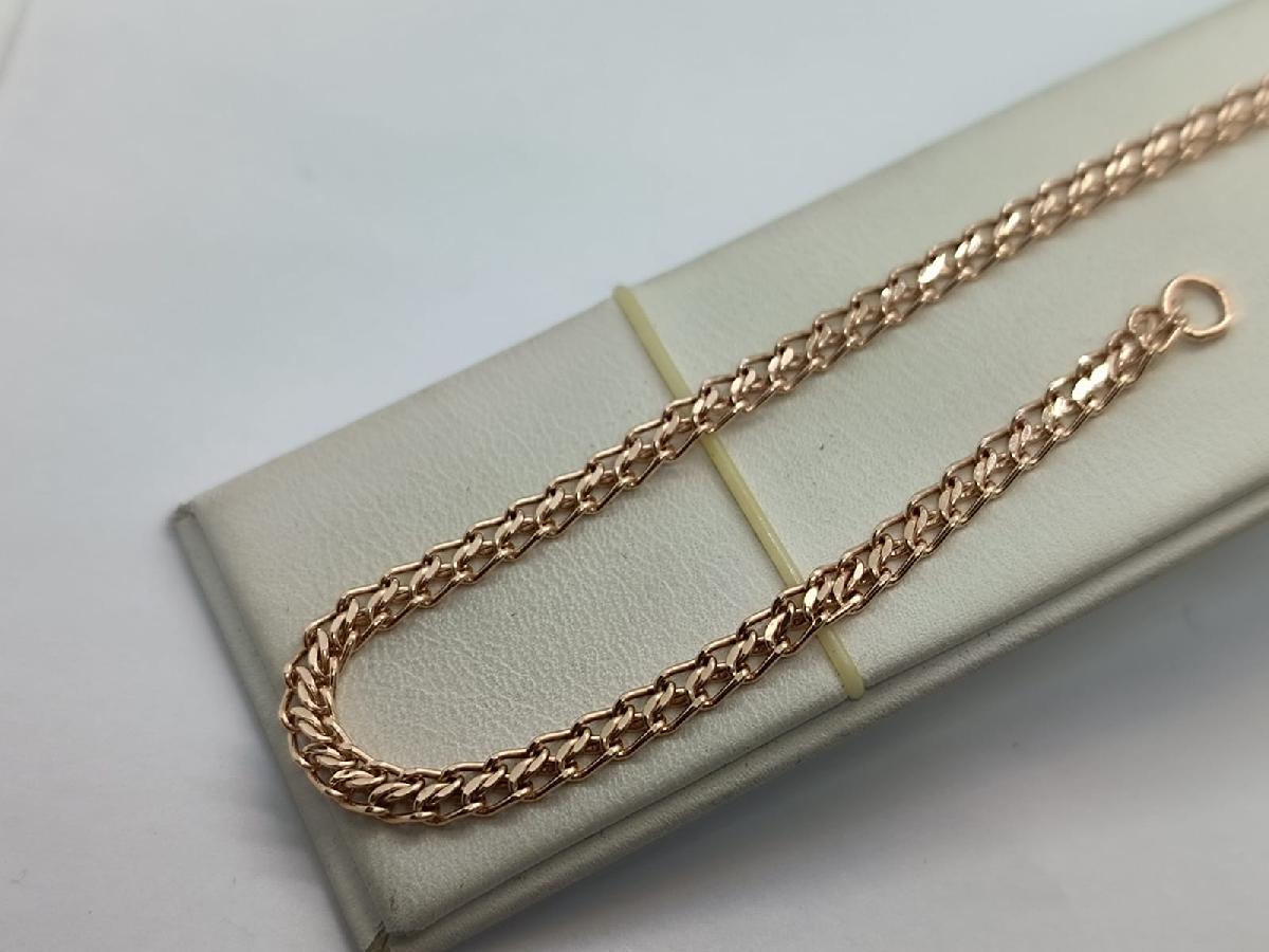 БРАСЛЕТ ПУСТОТЕЛЫЙ Царь (Au 585)