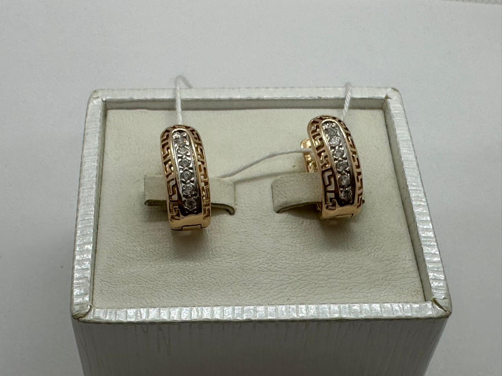 СЕРЬГИ С КАМНЯМИ (Au 585)