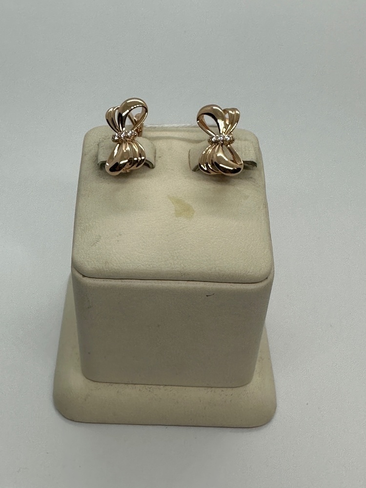 СКМИ585 СЕРЬГИ С КАМНЯМИ (Au 585)