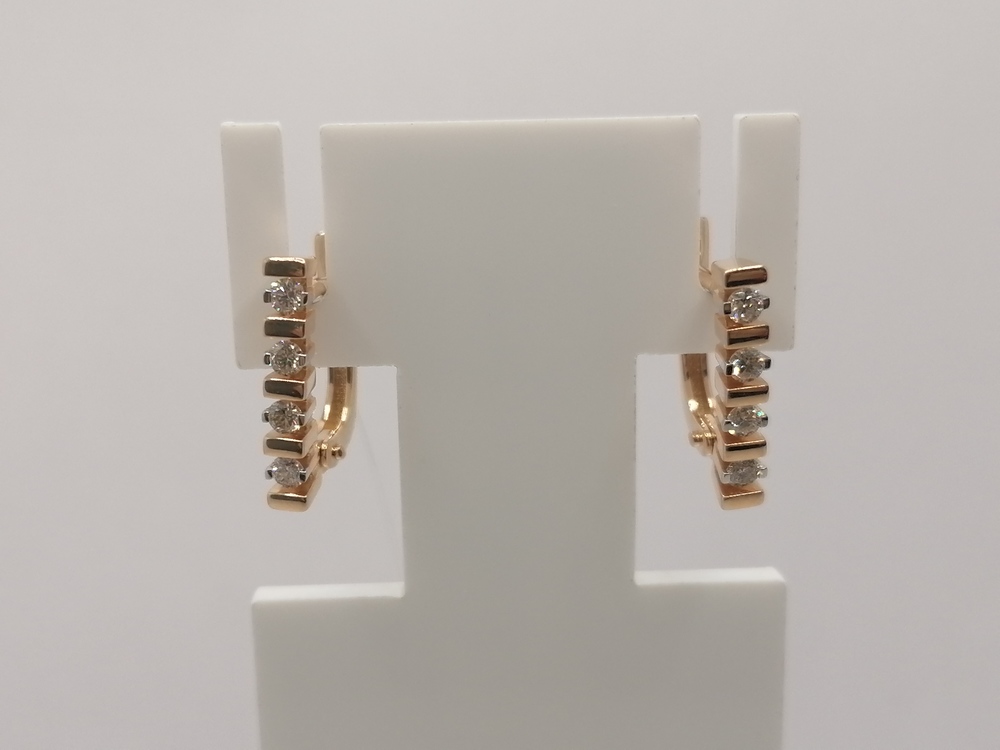 СЕРЬГИ БРИЛЛИАНТ (Au 585)