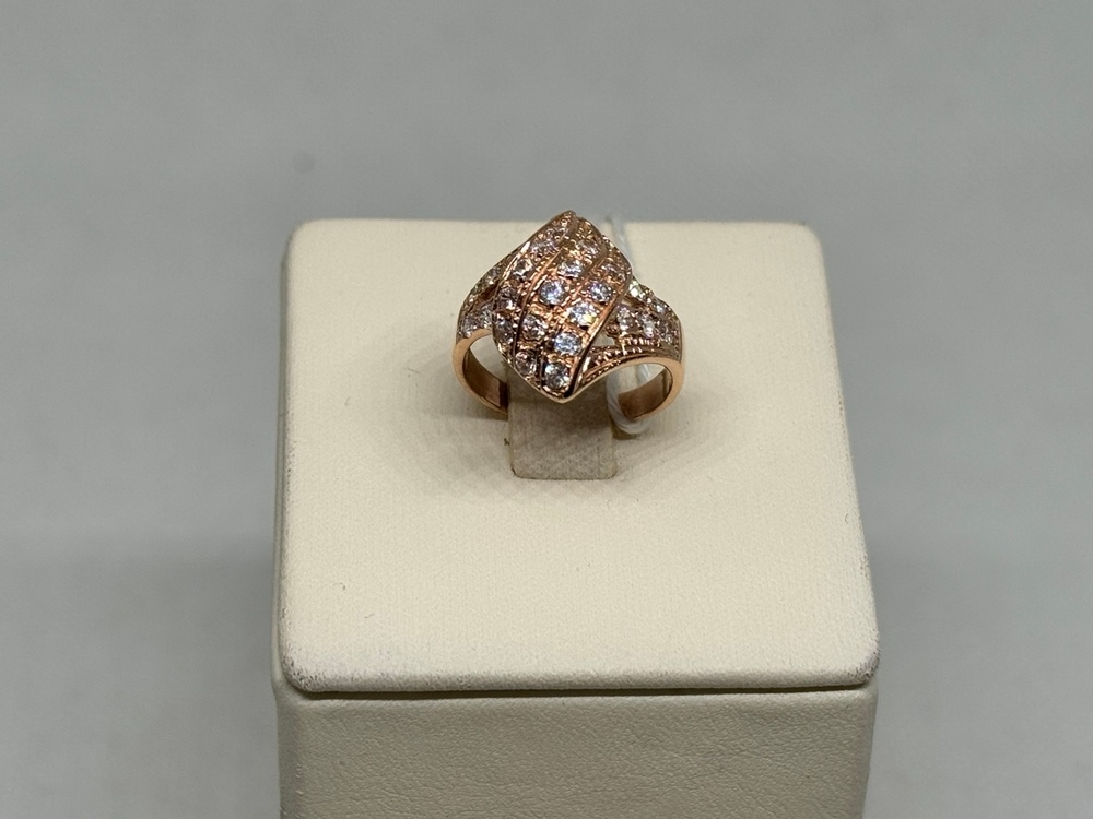 КОЛКМИ585 КОЛЬЦО С КАМНЯМИ (Au 585)