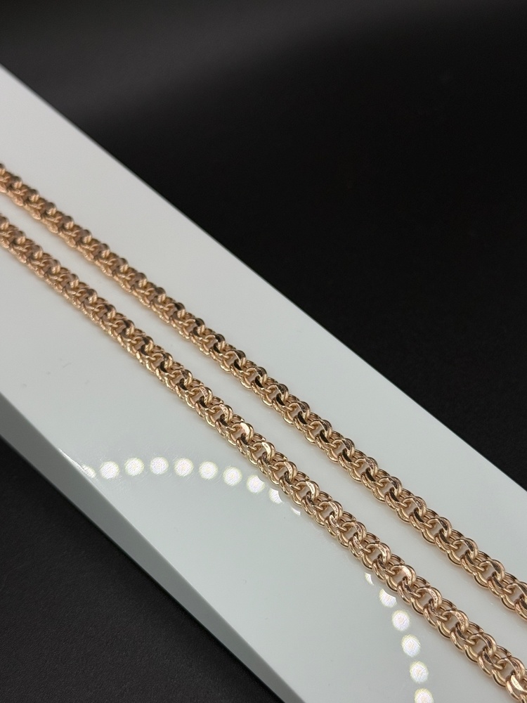 ЦЕПЬ ПУСТОТЕЛАЯ Бисмарк (Au 585)