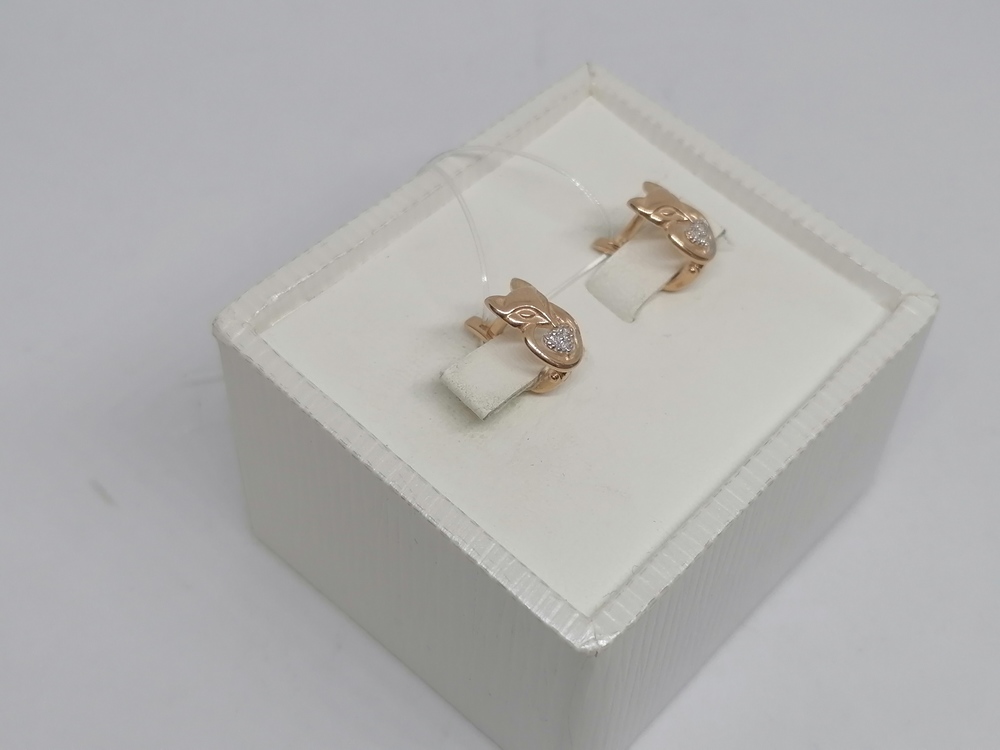 51-120-02218-1 СЕРЬГИ С КАМНЯМИ (Au 585)