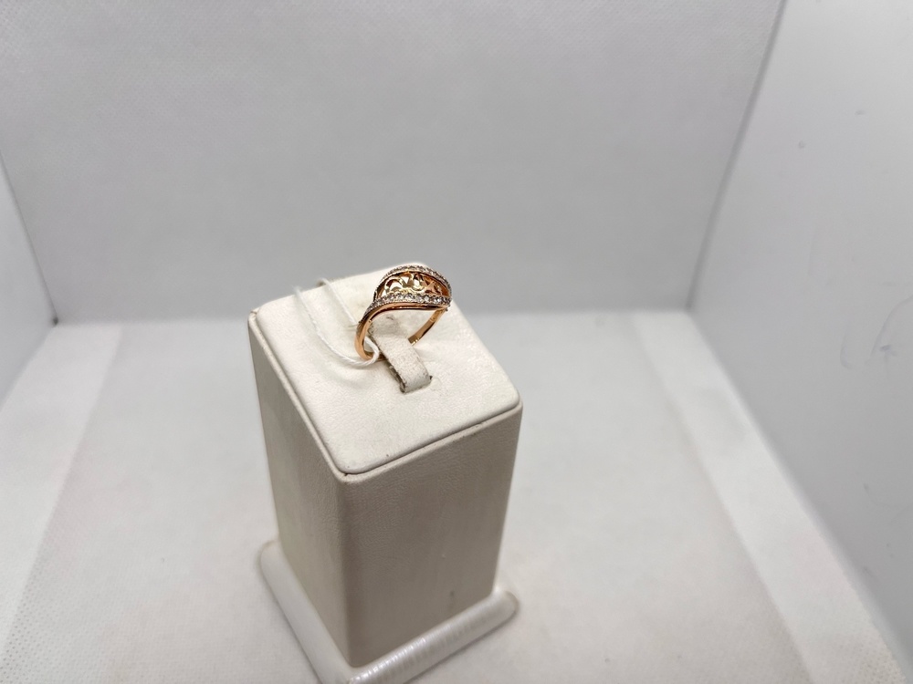 КОЛКМИ585 КОЛЬЦО С КАМНЯМИ (Au 585)