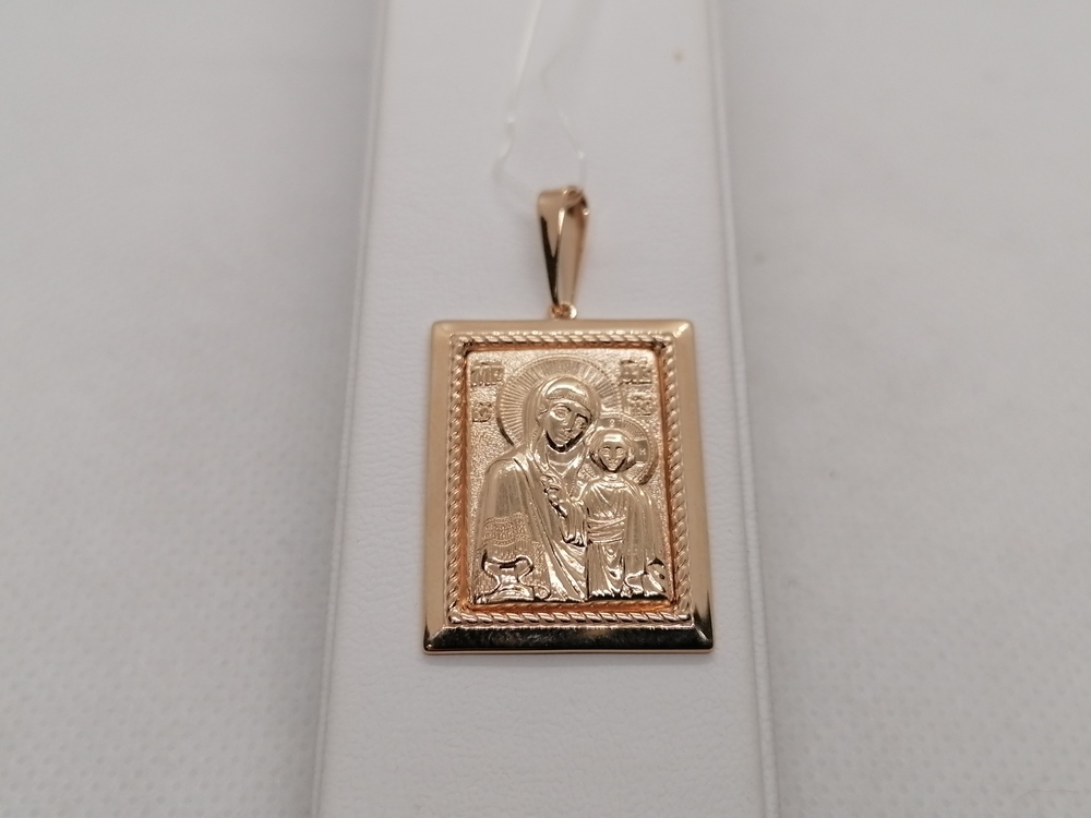 00-63-0189-00 ПОДВЕСКА ИКОНА без камня (Au 585)