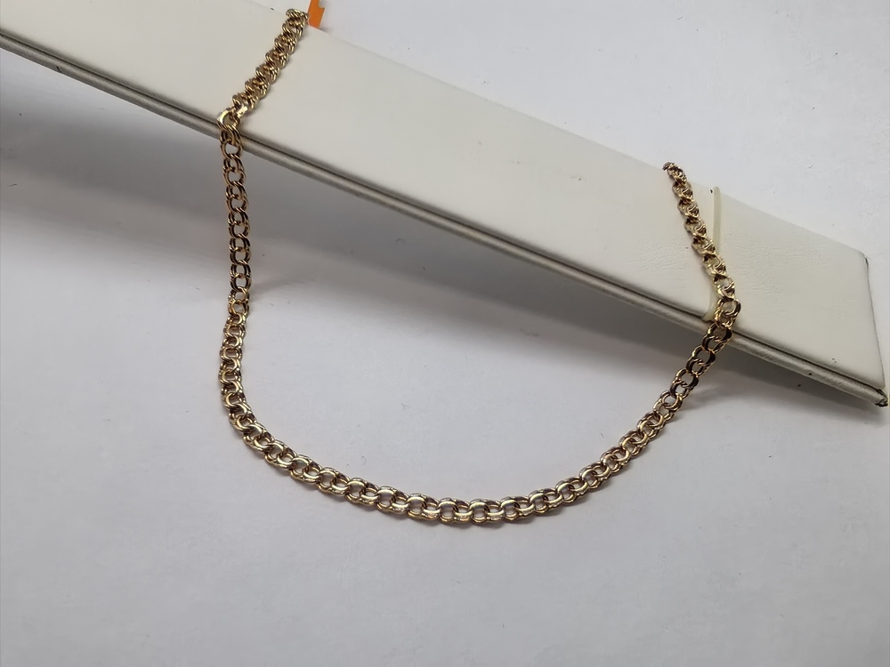 БЛБ585 БРАСЛЕТ ПОЛНОВЕСНЫЙ Бисмарк (Au 585)