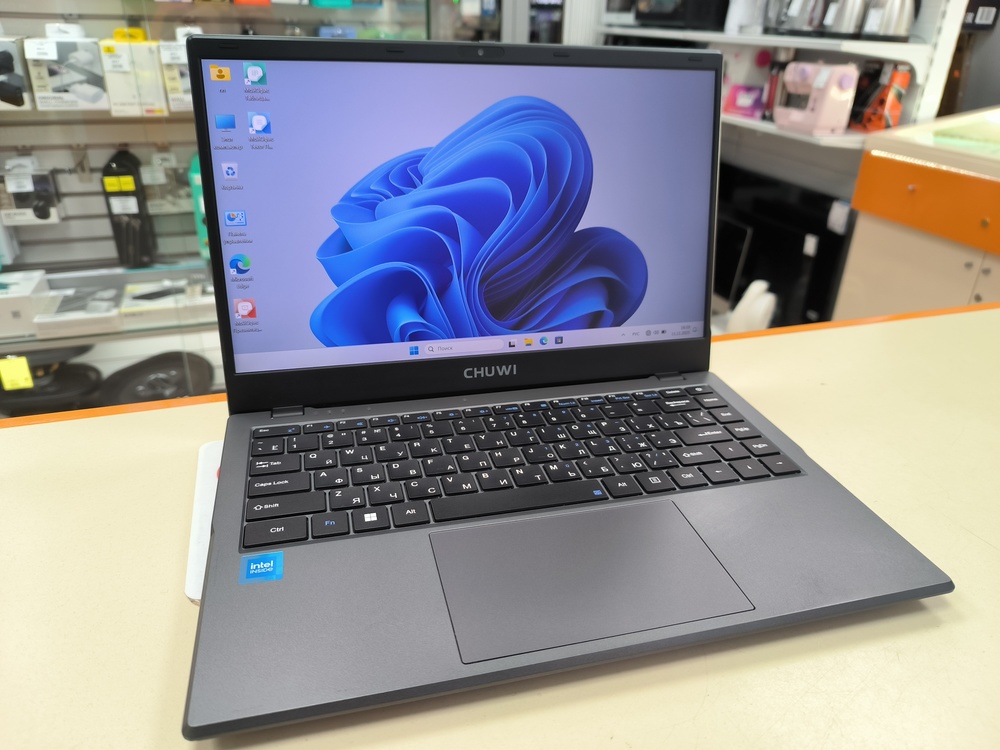 Ноутбук CHUWI; N100, Intel UHD Graphics, 8 Гб, 256 Гб, Нет
