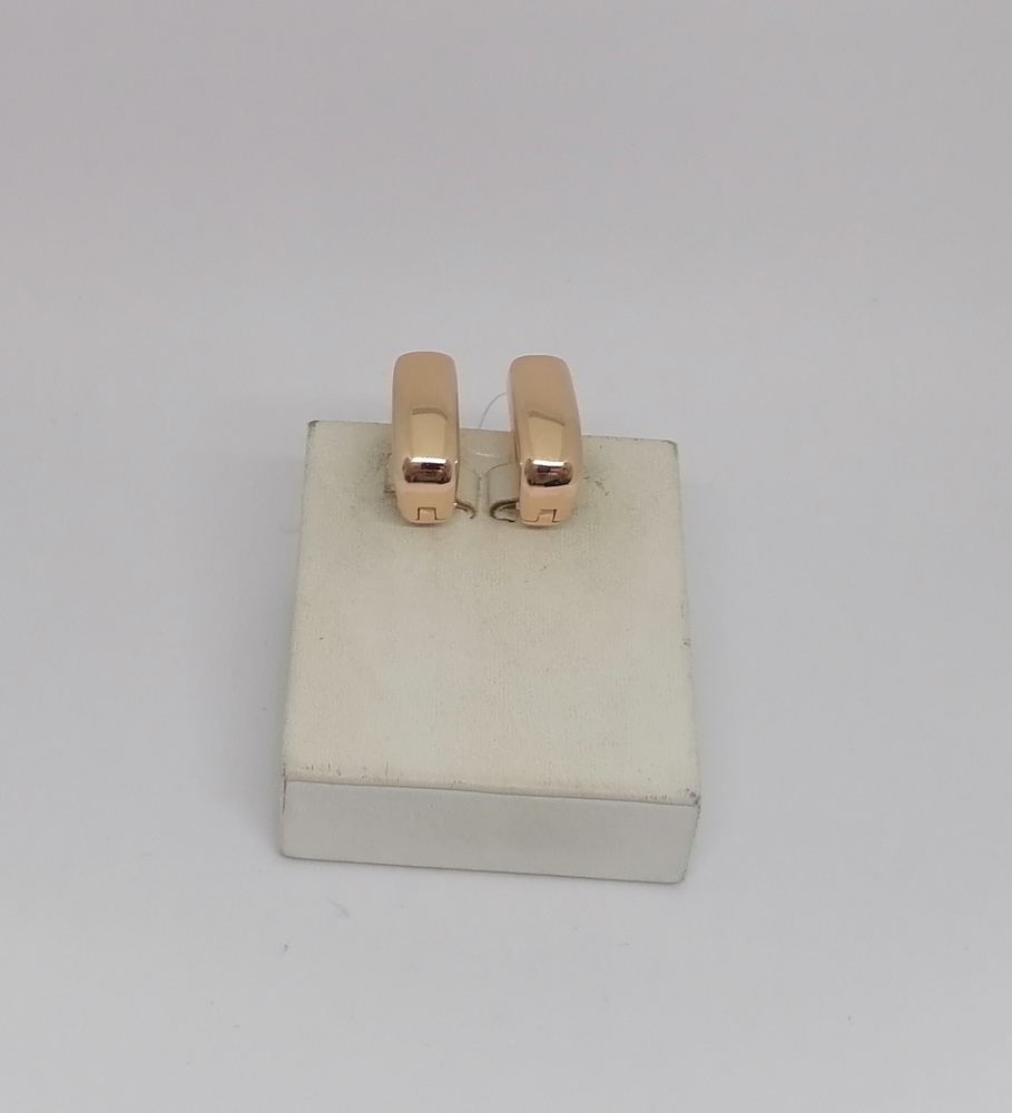 СЕРЬГИ БЕЗ КАМНЯ (Au 585)