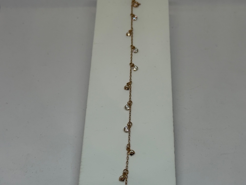 Б585 БРАСЛЕТ С КАМНЯМИ (Au 585)