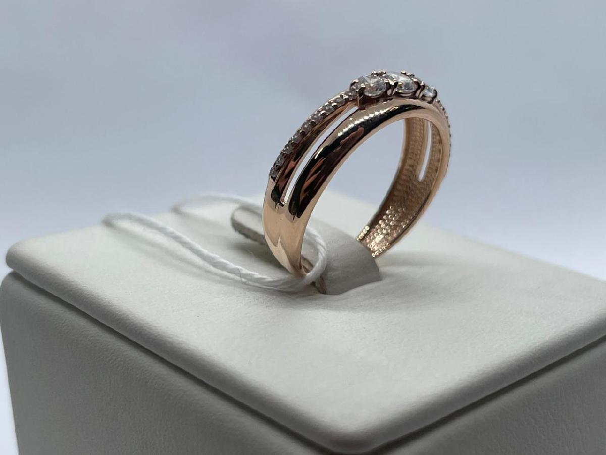 КОЛКМИ585 КОЛЬЦО С КАМНЯМИ (Au 585)