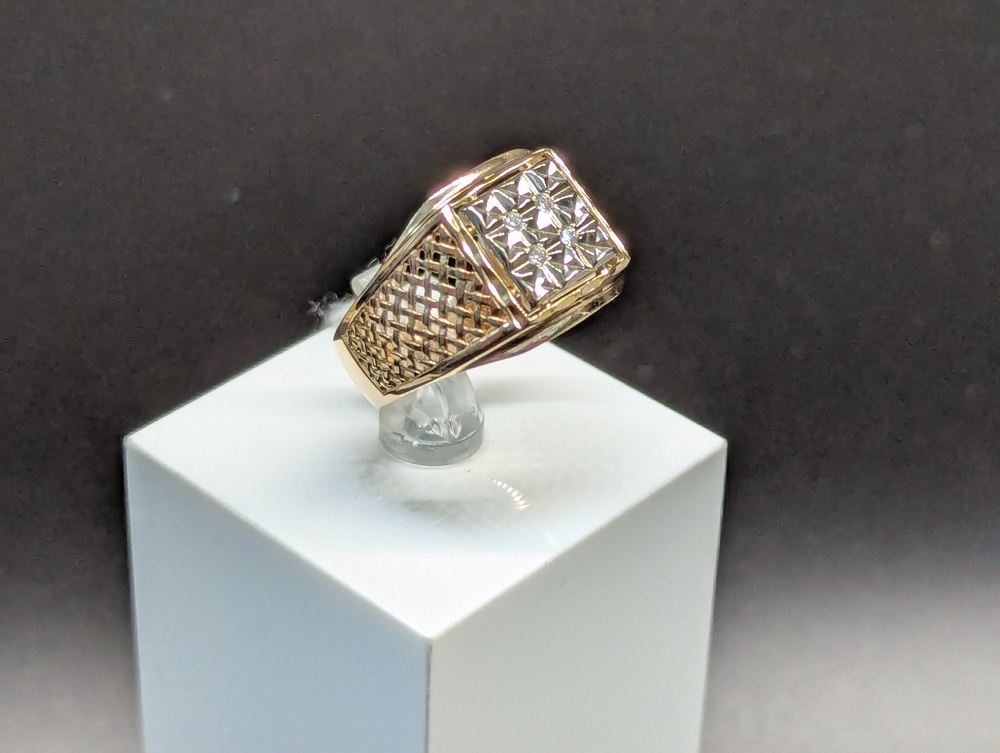 ПЕЧКМИ585 ПЕЧАТКА С КАМНЯМИ (Au 585)