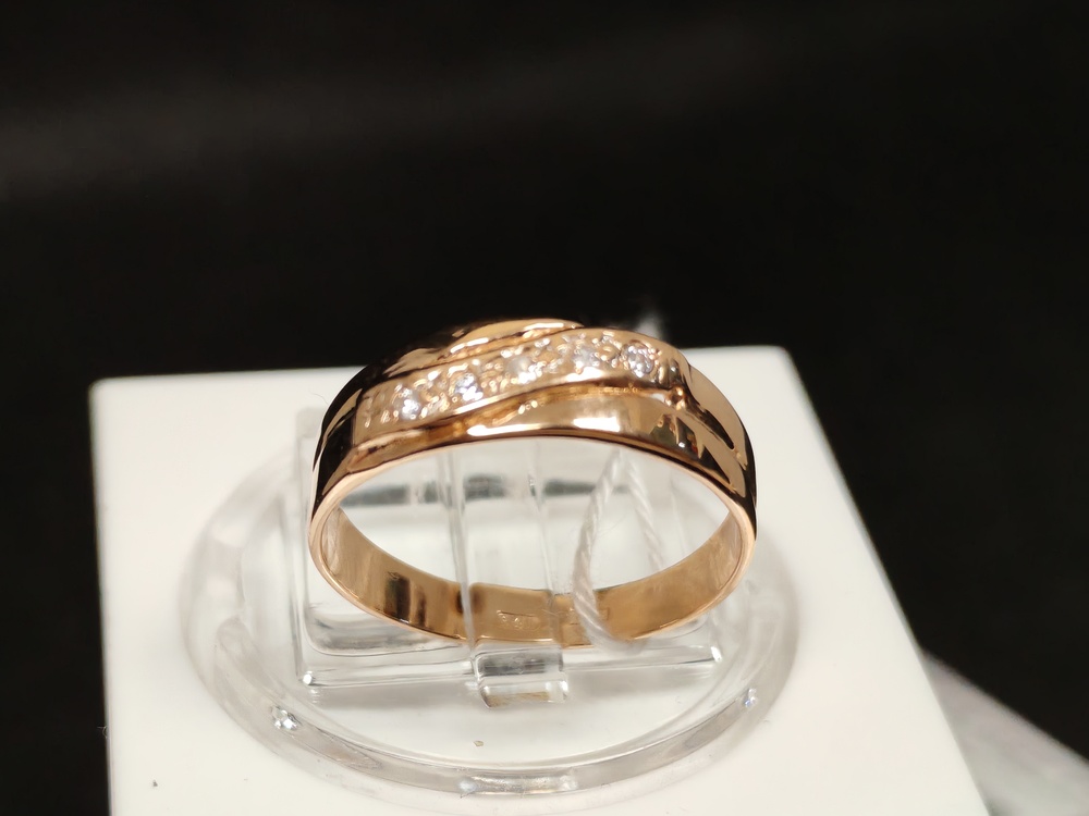 КОЛКМИ585 КОЛЬЦО С КАМНЯМИ (Au 585)