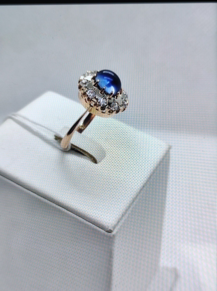 КОЛКМИ585 КОЛЬЦО С КАМНЯМИ (Au 585)