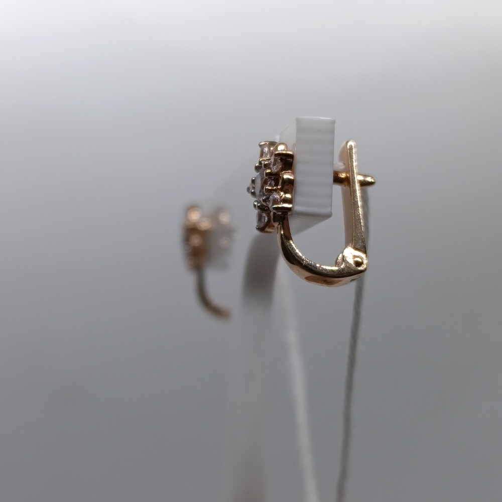 СЕРЬГИ С КАМНЯМИ (Au 585)