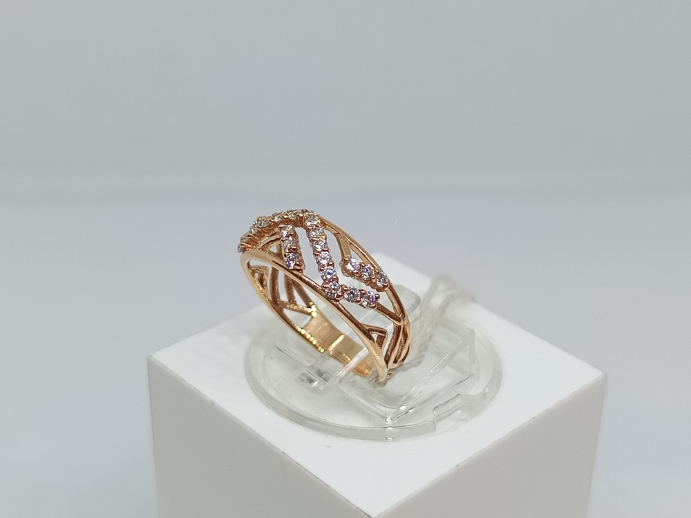 КОЛКМИ585 КОЛЬЦО С КАМНЯМИ (Au 585)