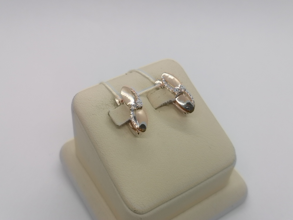 СЕРЬГИ С КАМНЯМИ (Au 585)