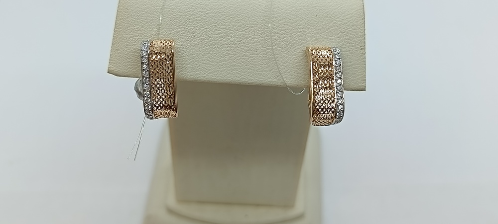 СЕРЬГИ С КАМНЯМИ (Au 585)