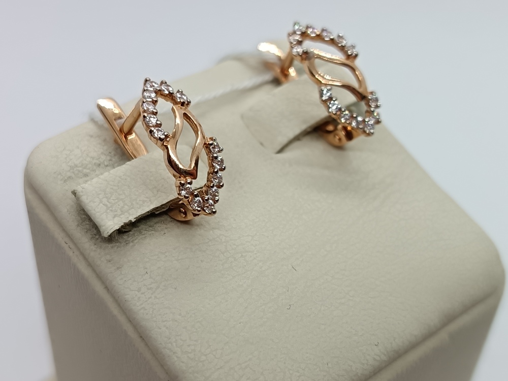 СЕРЬГИ С КАМНЯМИ (Au 585)