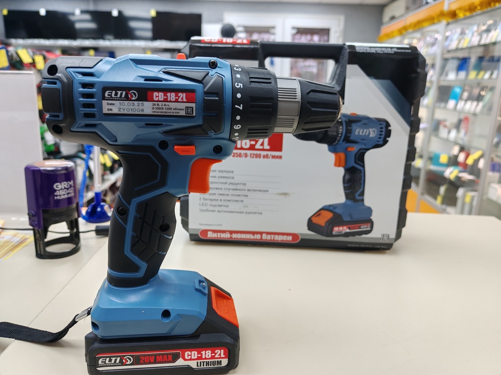 Шуруповерт ELTI CD-18-2L