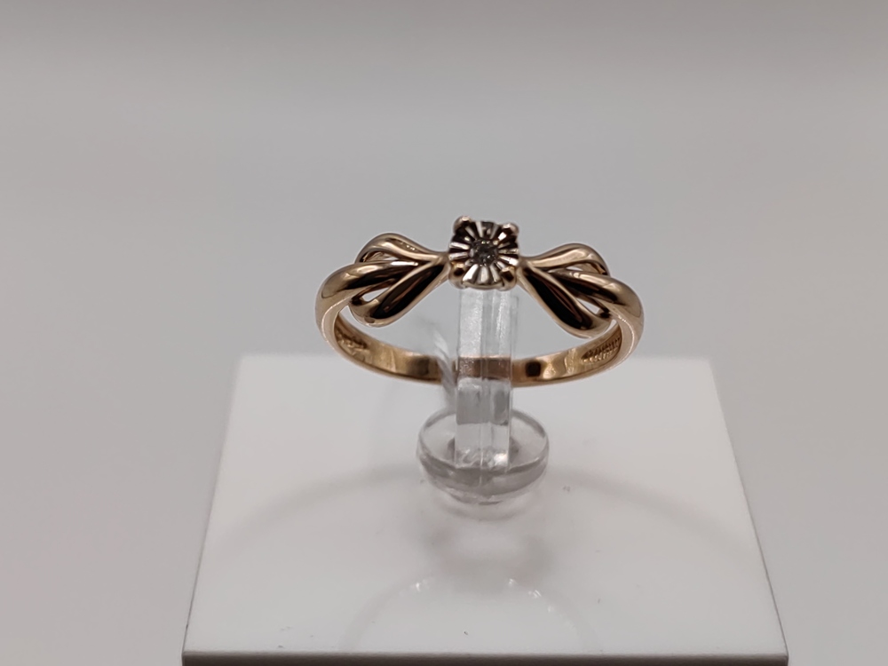 КОЛЬЦО БРИЛЛИАНТ Au 585