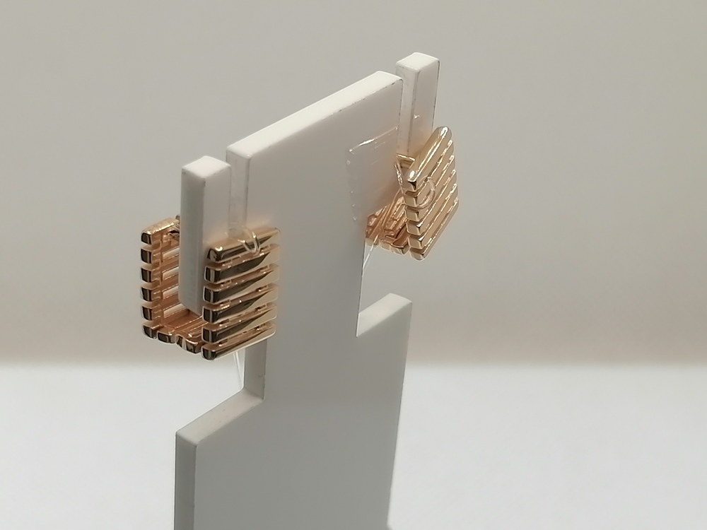 СЕРЬГИ БЕЗ КАМНЯ (Au 585)