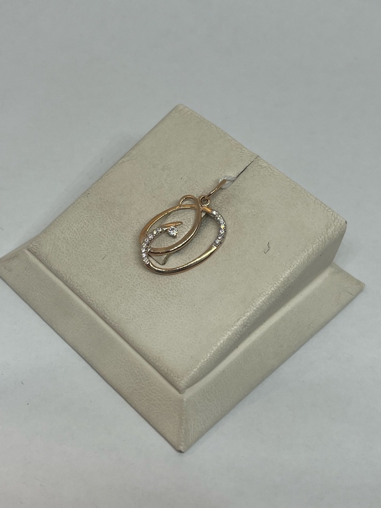 ПОДКМИ585 ПОДВЕСКА С КАМНЯМИ (Au 585)