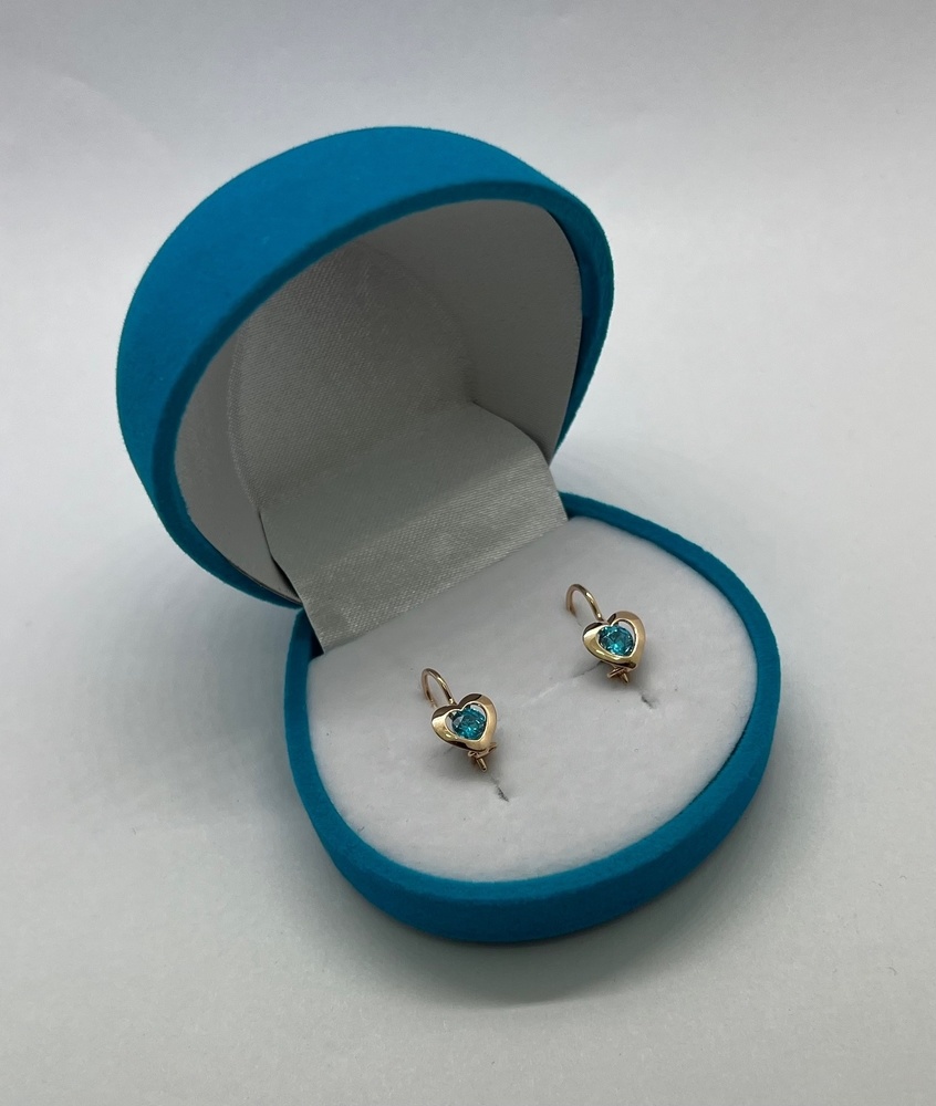 СЕРЬГИ С КАМНЕМ (Au 585)