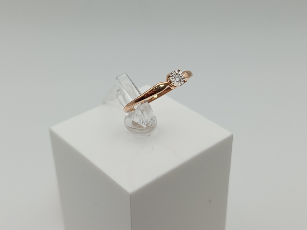 КОЛЬЦО БРИЛЛИАНТ Au 585