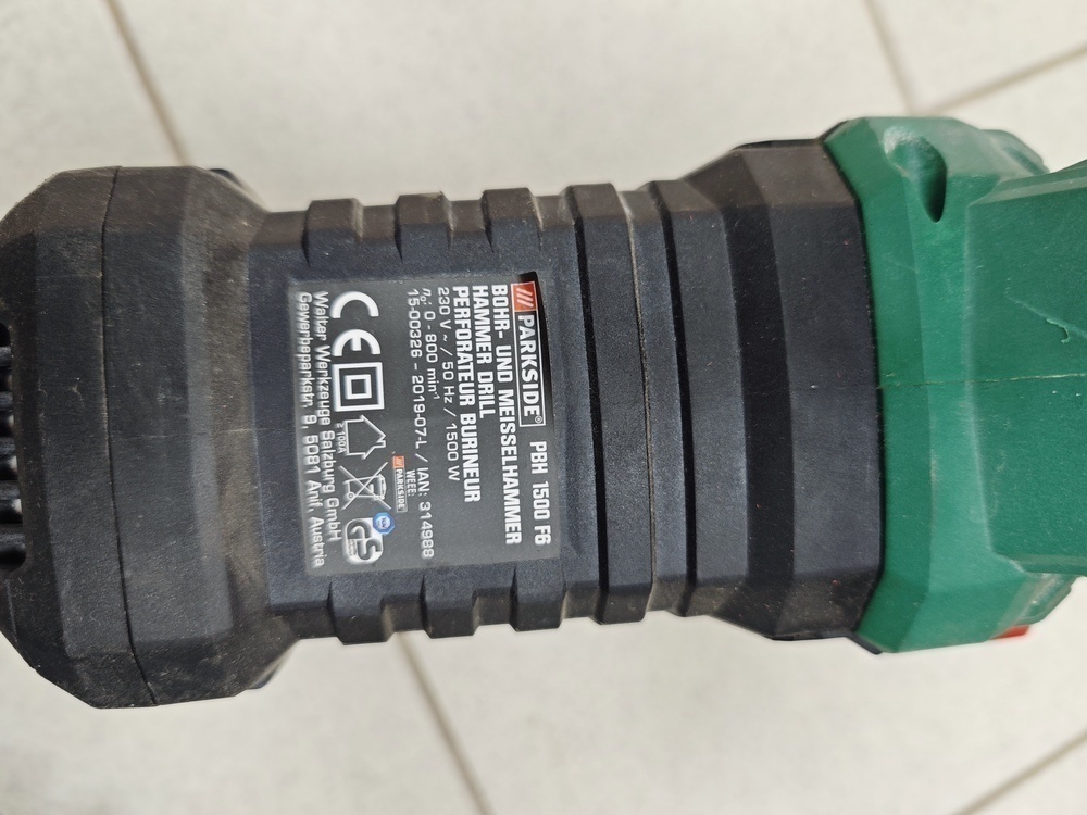 Перфоратор Parkside PBH 1500 F6