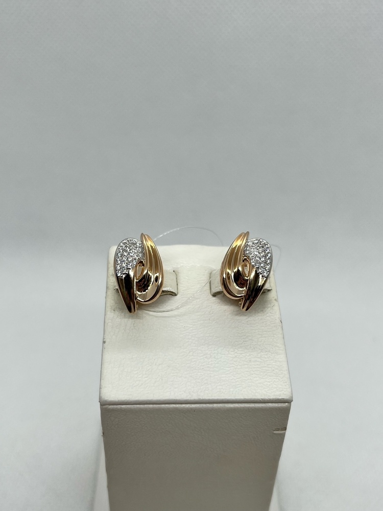 СЕРЬГИ С КАМНЯМИ (Au 585)