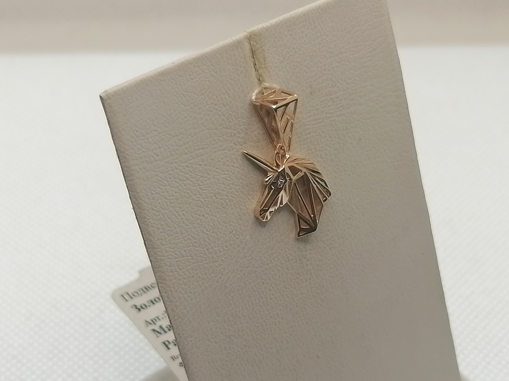 ПОДВЕСКА С КАМНЕМ (Au 585)