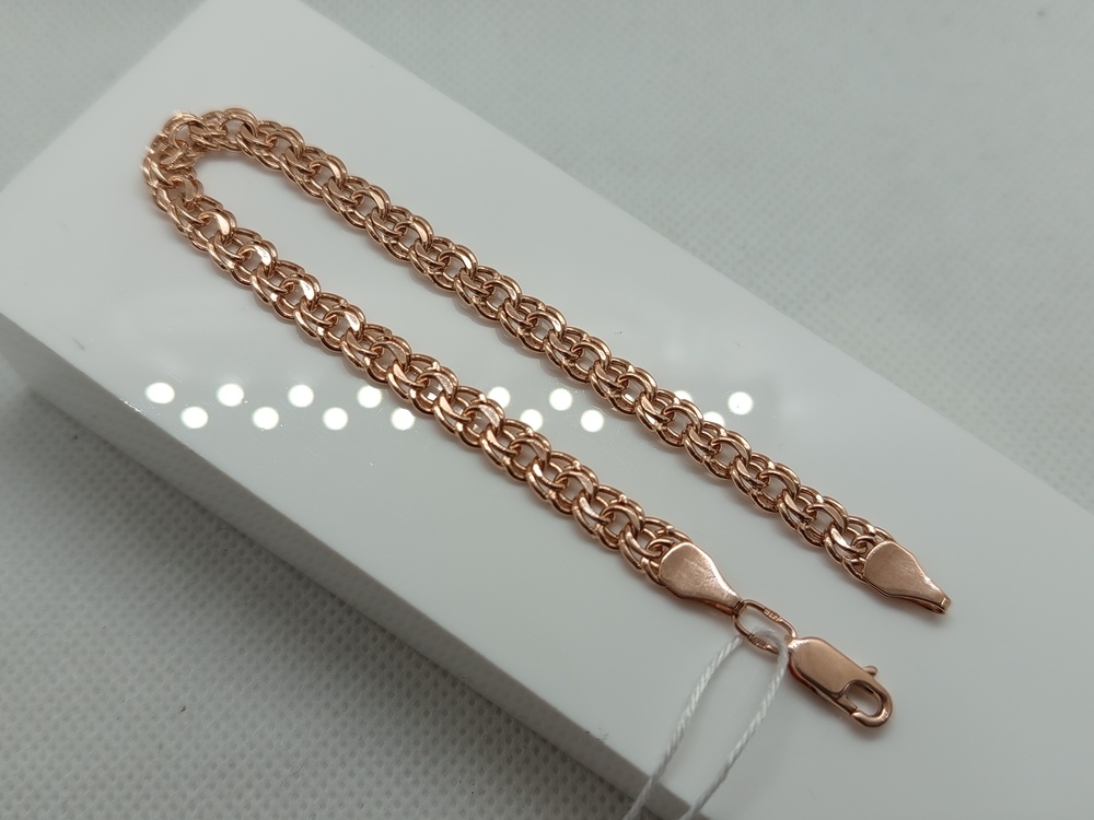 БРАСЛЕТ ПУСТОТЕЛЫЙ Бисмарк Au 585