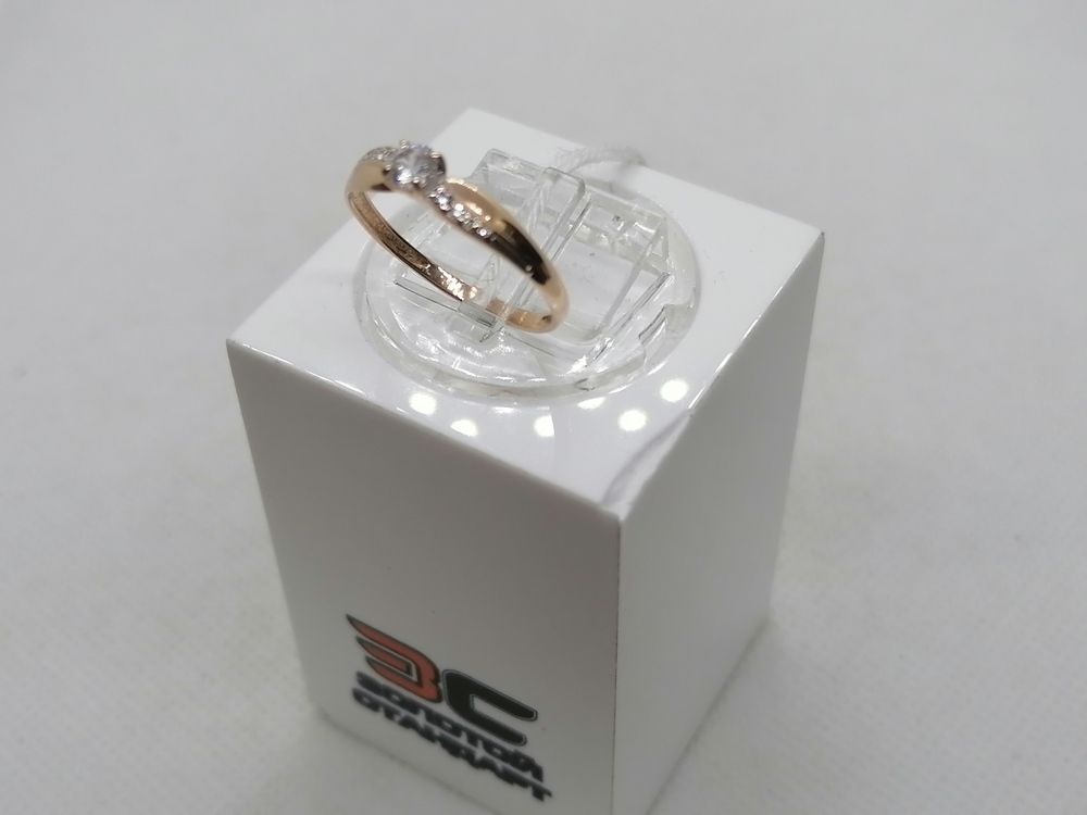 КОЛКМИ375 КОЛЬЦО С КАМНЯМИ (Au 375)