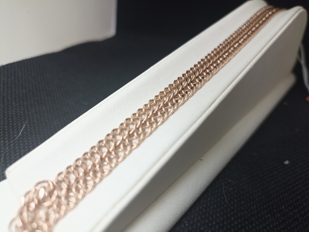 ЦЛР2585 ЦЕПЬ ПОЛНОВЕСНАЯ Ромб двойной (Au 585)