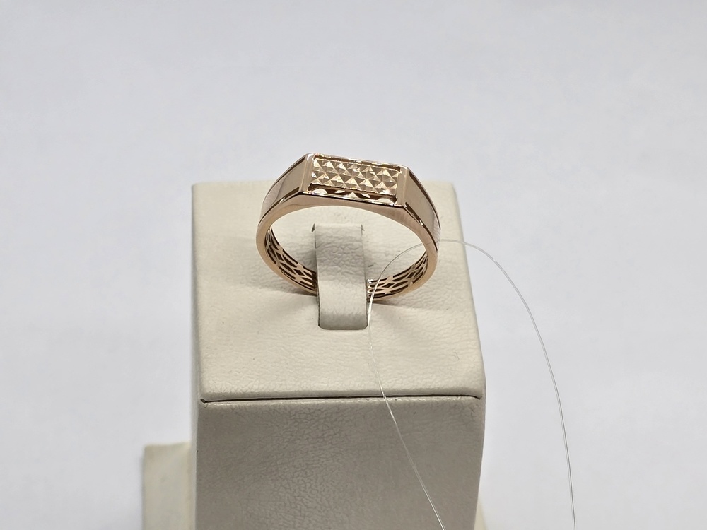 КОЛЬЦО ПЕЧАТКА без камня (Au 585)