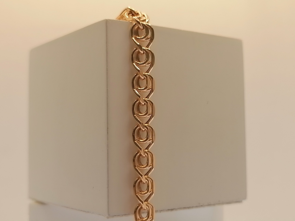 БРАСЛЕТ ПУСТОТЕЛЫЙ Лав (Au 585)